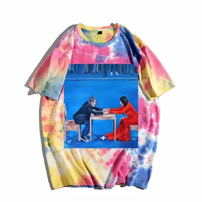 Men True Story Marina Abramovich And Ulay Tie Dye T-Shirt