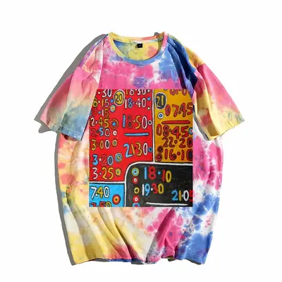 Men Chart Tie Dye T-Shirt