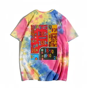 Men Chart Tie Dye T-Shirt