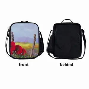 Fence Poppies Insulated Bag