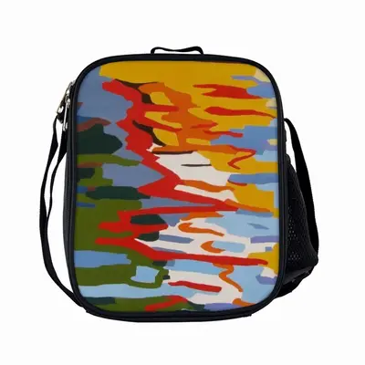 Reflections Of Boats In Water 3 Insulated Bag