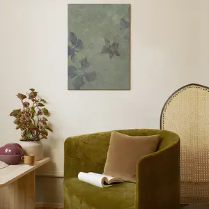 Clematis Vine Canvas Decorative Painting (Multi-Size, Vertical)