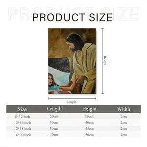 Jesus Heals Canvas Decorative Painting (Multi-Size, Vertical)