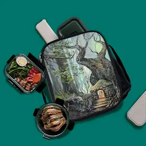 Elf House In A Fantasy Forest Insulated Bag