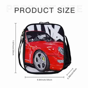 Porsche Turbo Red Insulated Bag