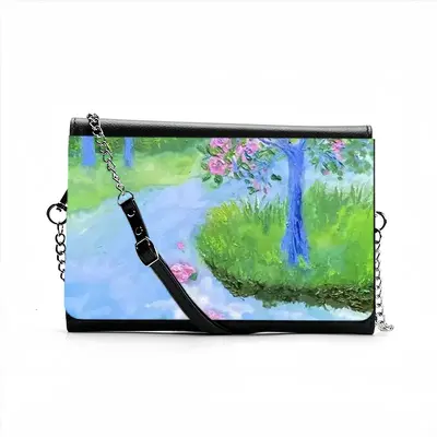 Floating Down The River On A Sunny Afternoon Multifunctional Shoulder Bag