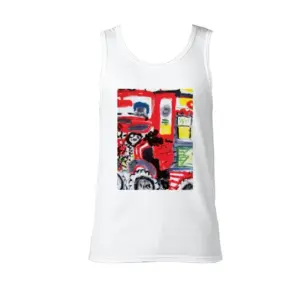 Men Lisbon Tuk-Tuk Cotton Sleeveless Vest