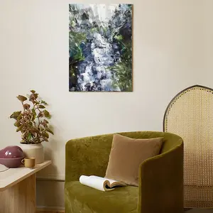 Triplet Falls Canvas Decorative Painting (Multi-Size, Vertical)