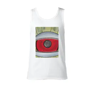 Men Red Eye Cotton Sleeveless Vest