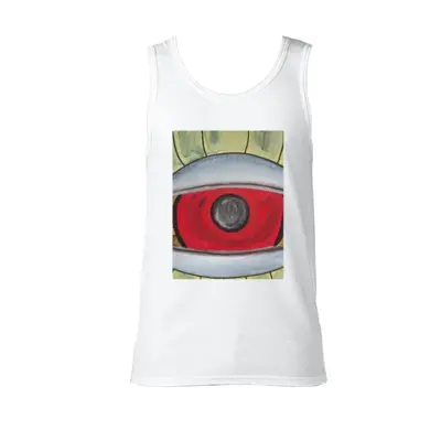 Men Red Eye Cotton Sleeveless Vest