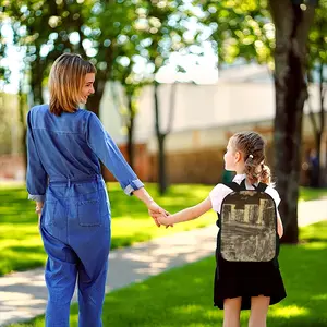 Waste To Energy Plant 13 Inch Children's School Bag