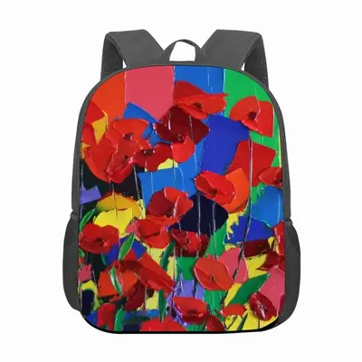 Poppies 13 Inch Children's School Bag