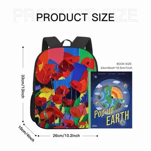 Poppies 13 Inch Children's School Bag