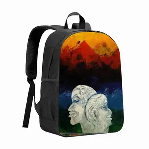 Two Heads And Spectral Landscape (Preliminary Stage) 13 Inch Children's School Bag