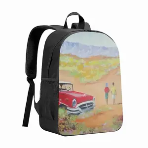 Two Friends Near The 1955 Buick 13 Inch Children's School Bag