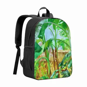 Backyard Banana Trees 13 Inch Children's School Bag