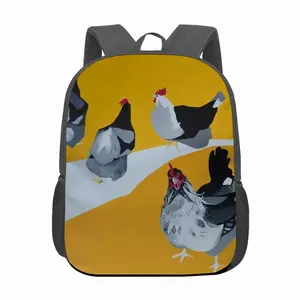 Four Hens 13 Inch Children's School Bag