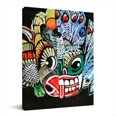 Two-Faced Demon Canvas Decorative Painting (Multi-Size, Vertical)