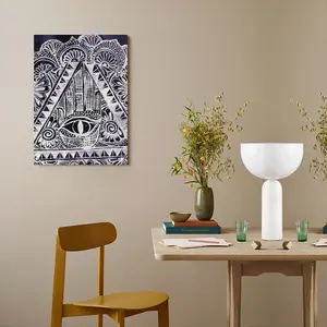 The All Seeing Eye Canvas Decorative Painting (Multi-Size, Vertical)