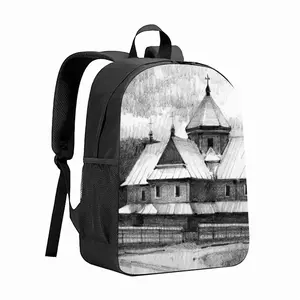 Church In The Carpathians 13 Inch Children's School Bag