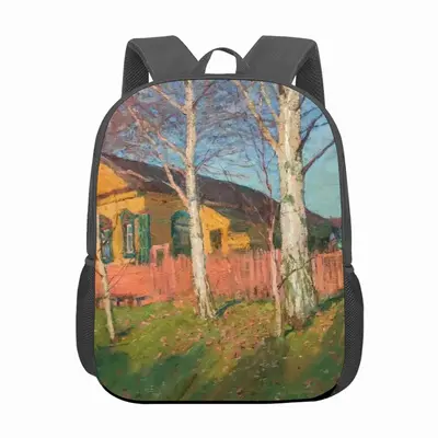 Octobervalino Village 13 Inch Children's School Bag