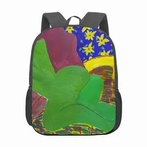 Green Woman 13 Inch Children's School Bag