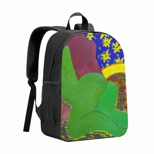 Green Woman 13 Inch Children's School Bag