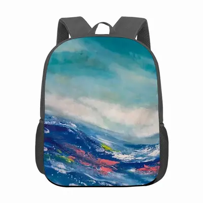 Dancing Waves 13 Inch Children's School Bag