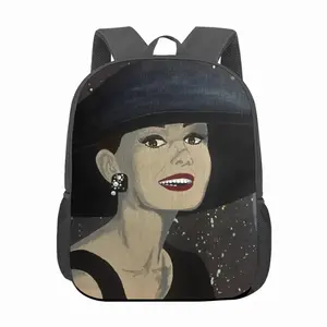 Audrey Hepburn - Fashion Style Cinema Hollywood Girl Women 13 Inch Children's School Bag