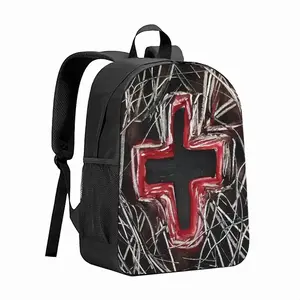 Black Cross 13 Inch Children's School Bag