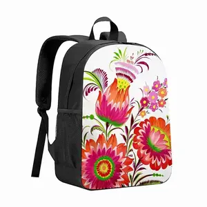 Three Flowers Of Joy 13 Inch Children's School Bag