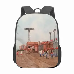 Coney Island Boardwalk New York City 13 Inch Children's School Bag