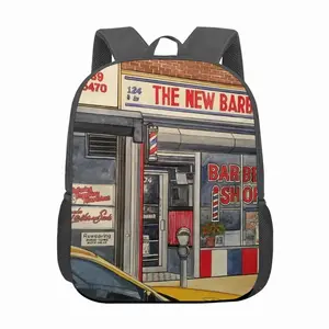 The New Barber Shop New York City 13 Inch Children's School Bag