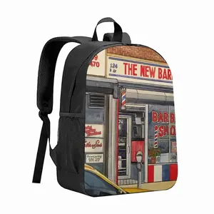 The New Barber Shop New York City 13 Inch Children's School Bag