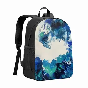 Large Choppy Wave 13 Inch Children's School Bag