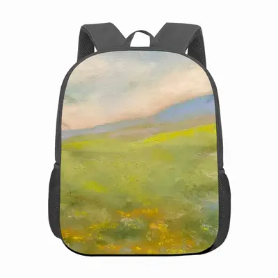 Flower Field 13 Inch Children's School Bag