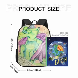 Snorkle Dragon 13 Inch Children's School Bag