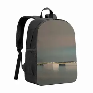 Light Blue Lagoon With Two Boats 13 Inch Children's School Bag