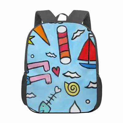 Seaside 13 Inch Children's School Bag