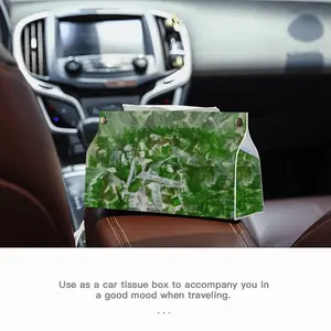 Into The Green Leather Tissue Box