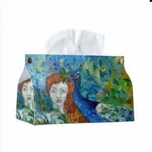 Angel Of Summer Leather Tissue Box