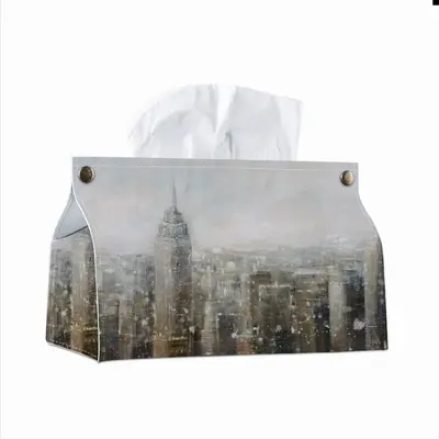 Spirit Of New York Leather Tissue Box