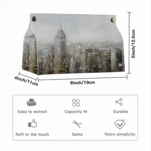 Spirit Of New York Leather Tissue Box