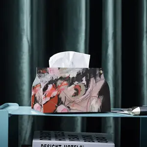 The Caped Leather Tissue Box