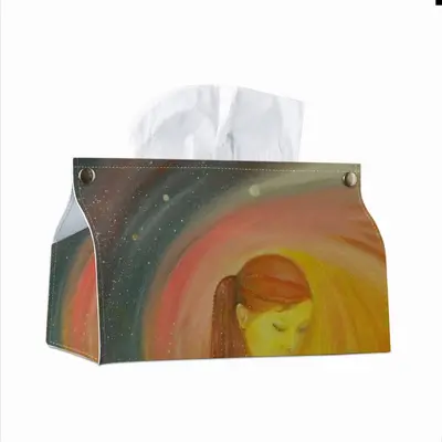 Aura Leather Tissue Box