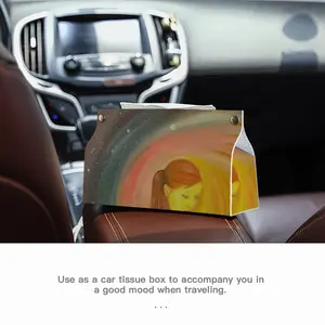 Aura Leather Tissue Box