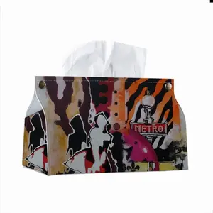 La Station Leather Tissue Box