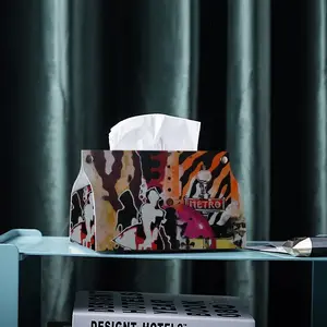 La Station Leather Tissue Box