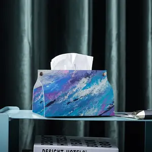 A Quintessence Of Water Leather Tissue Box