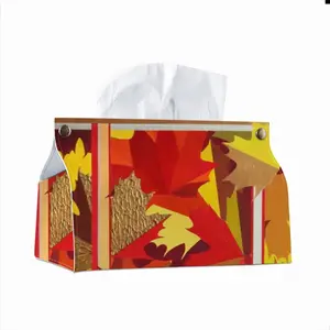 Autumn Leather Tissue Box